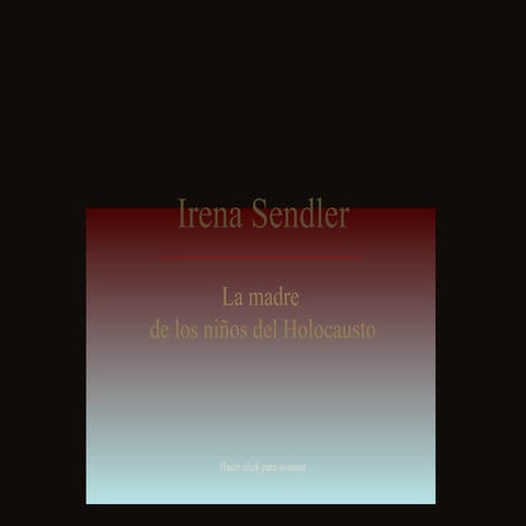 Irena sendler holocausto