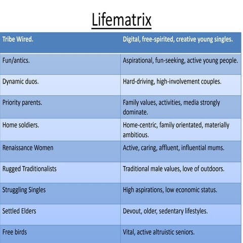 Lifematrix | PPTX
