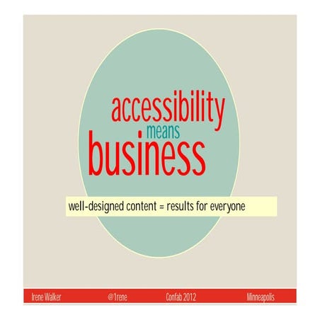 Accessibility Means Business
