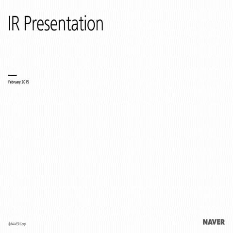 NAVER LINE IR 2014 EN