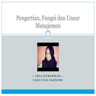 Irfa - pengertian, fungsi dan unsur...