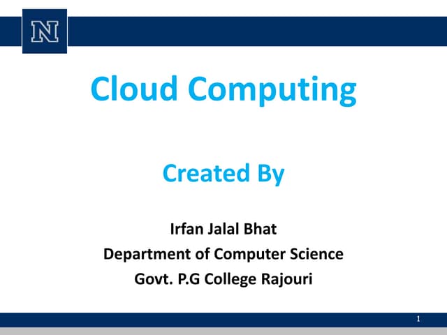 cloud computing presentation with latest