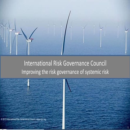 About the IRGC Foundation | PDF