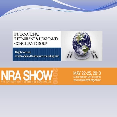 IRHC Group Restaurant Consultants at the 2010 NRA Show