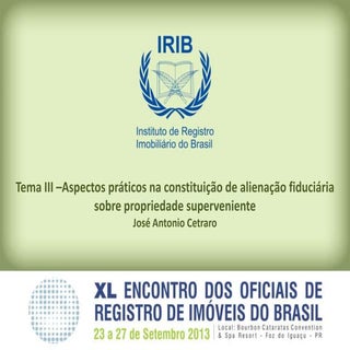 A Constituição de duas garantias fi...