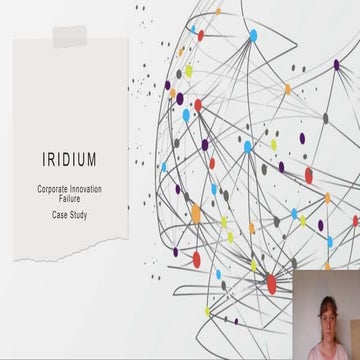 Iridium - Case Study of a Corporate Innovation Project Failure