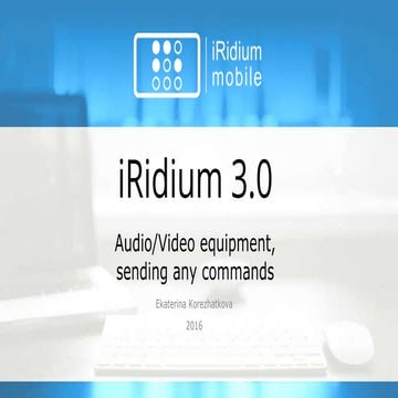 iRidium for Global Caché, AV & Custom Systems