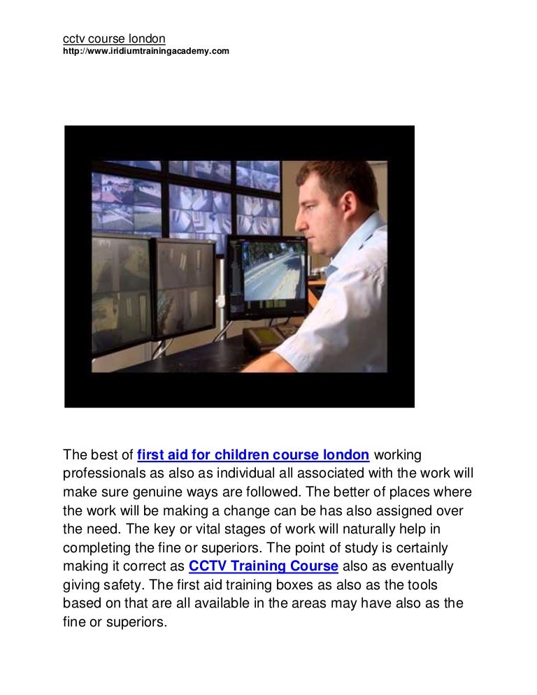 CCTV Training Course