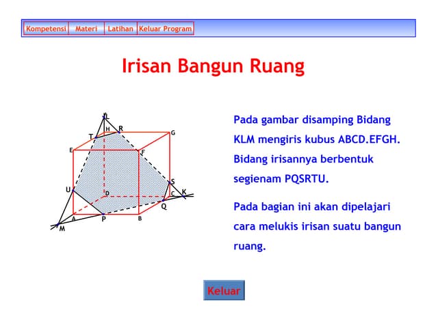 Irisan bidang