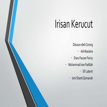 Irisan kerucut