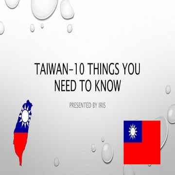 Introduction Taiwan- English version | PPTX