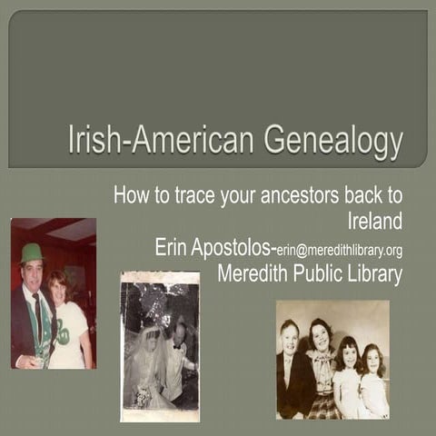 Irish american genealogy 2