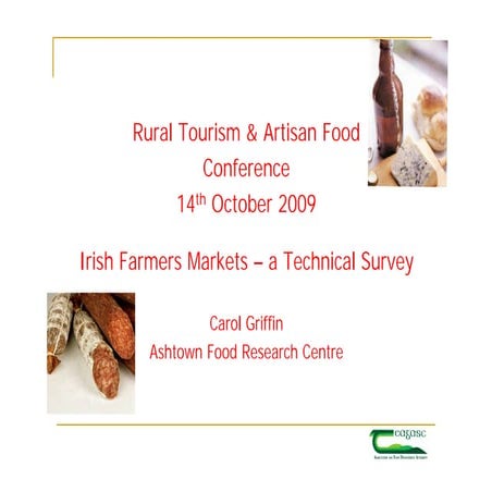 Irish Farmers Markets - Technical Survey