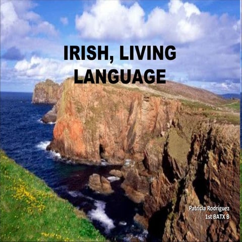 Irish, Living Language