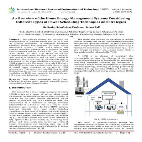 Smart Energy Management System | PDF