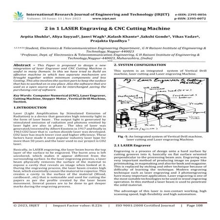2 in 1 LASER Engraving & CNC Cutting Machine