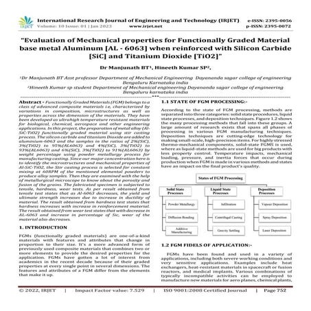 overview of functionally graded materials | PDF