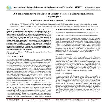 A Comprehensive Review of Electric Vehicle Charging Station Topologies ...