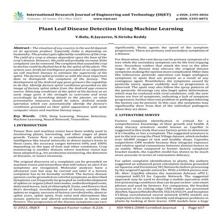 Plant Leaf Disease Detection Using Machine Learning | PDF