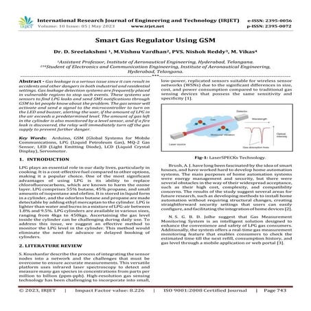 Smart Gas Regulator Using GSM