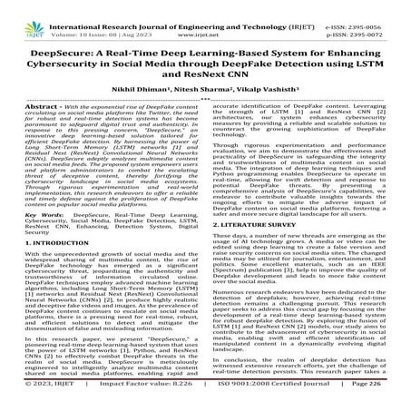 DeepSecure: A Real-Time Deep Learning-Based System for Enhancing Cybersecurit...