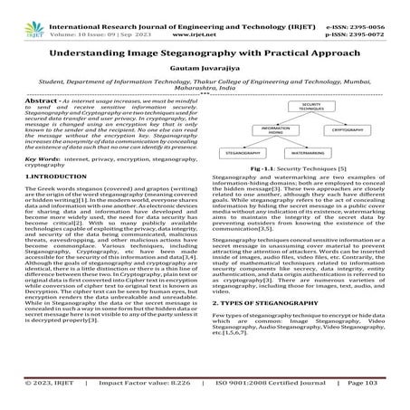 Understanding Image Steganography with Practical Approach