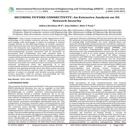 SECURING FUTURE CONNECTIVITY: An Extensive Analysis on 5G Network Security