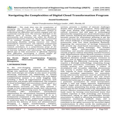 IRJET-Navigating the Complexities of Digital Cloud Transformation Program.pdf