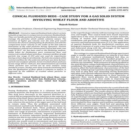 Fixed and Fluidized Bed for Good Manufacturing | PPT