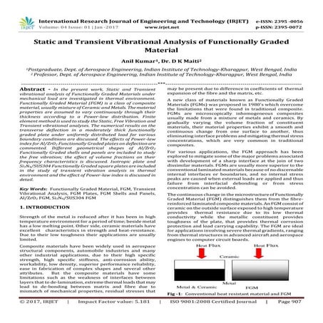 Functionally graded materials (FGM) - an overview | PDF