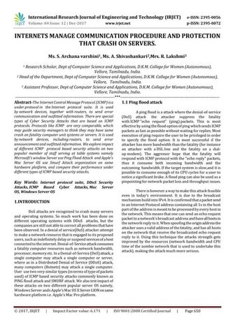 Internets Manage Communication Procedure and Protection that Crash on Servers