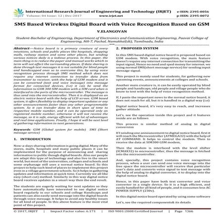 SMS based Wireless Digital Board with Voice Recognition Based on GSM
