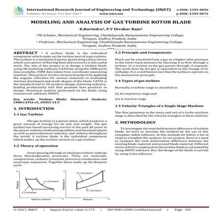 Modelling and Analysis of Gas Turbine Blade paper.pdf