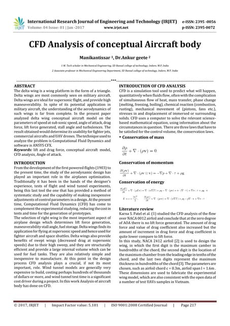 CFD-based numerical analysis of the aerodynamic effects of a Taper wing ...