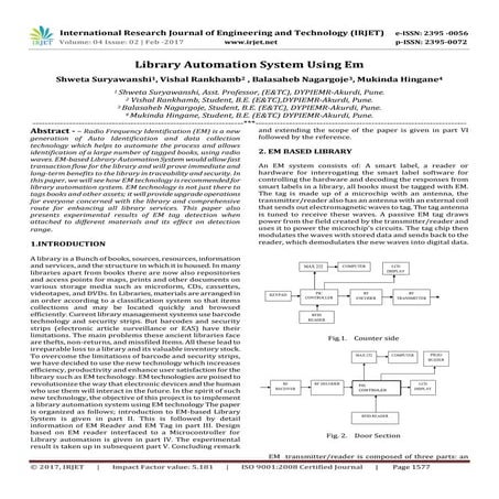 Library Automation System Using Em