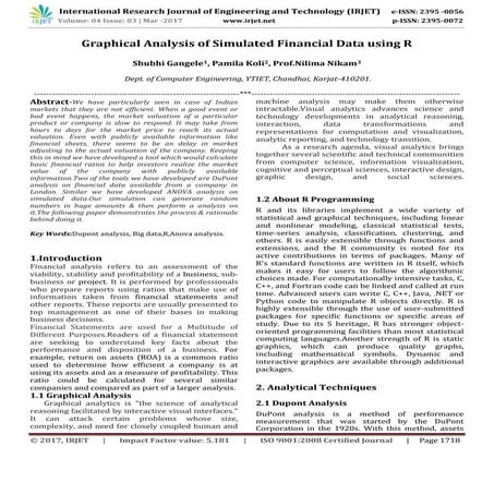 Graphical Analysis of Simulated Financial Data Using R