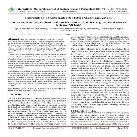 A concept note on air pollution control | PDF