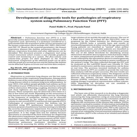 Portable spirometer using pressure-volume method with Bluetooth ...
