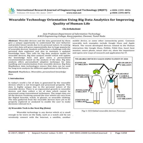 Wearable Technology Orientation using Big Data Analytics for Improving Qualit...