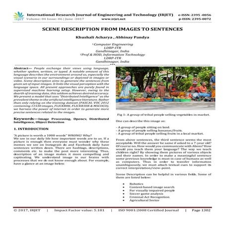 Scene Description From Images To Sentences