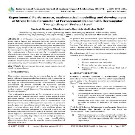 Experimental Performance, Mathematical Modelling and Development of Stress Bl...