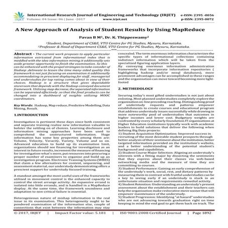 A New Approach of Analysis of Student Results by using MapReduce