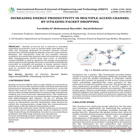 Increasing Energy Productivity in Multiple Access Channel by Utilizing Packet...
