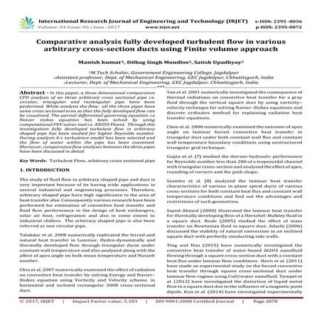 CFD Simulation and Analysis of Fluid Flow Parameters within a Y-Shaped ...