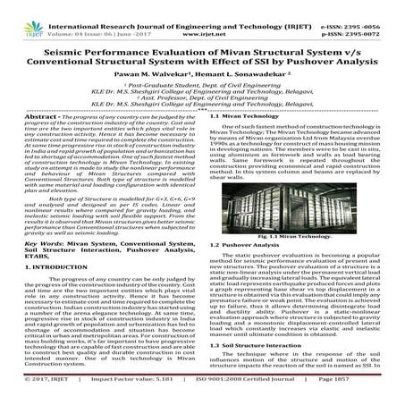 Seismic Performance Evaluation of Mivan Structural System v/s Conventional St...