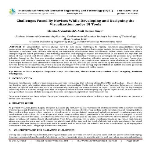 Challenges Faced by Novices While Developing and Designing the Visualization ...