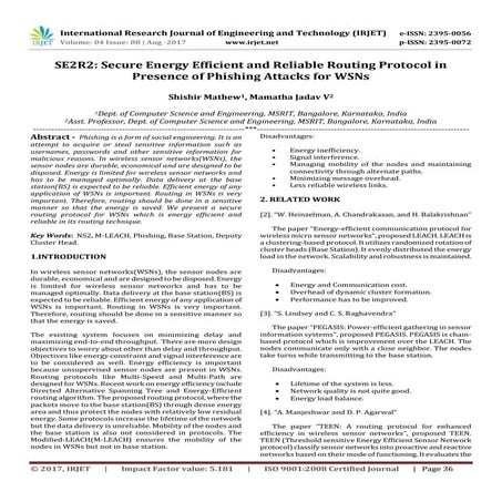 SE2R2: Secure Energy Efficient and Reliable Routing Protocol in Presence of P...