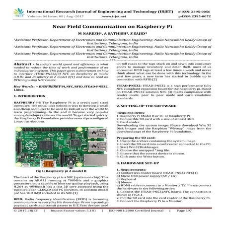 Near Field Communication on Raspberry Pi