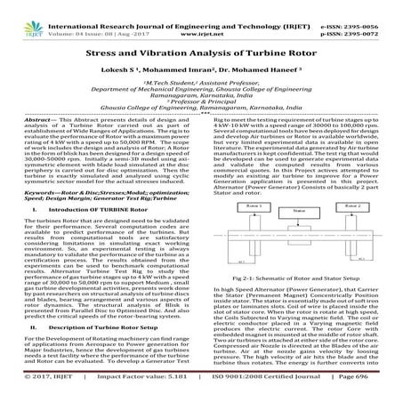 Stress and Vibration Analysis of Turbine Rotor