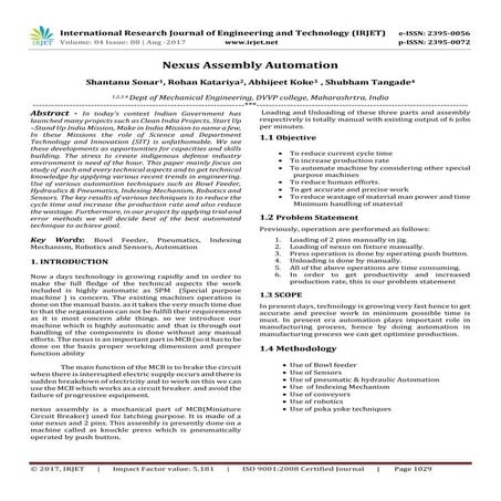 Nexus Assembly Automation